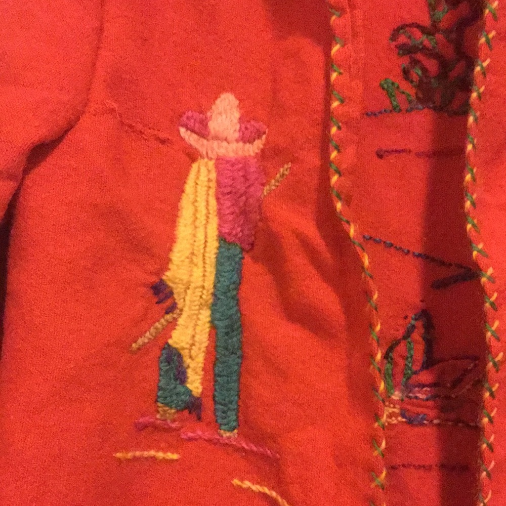 Antique vintage 1940s Mexican souvenir jacket - Picture 2 of 12